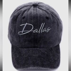 42 POPS Dallas Washed Embroidered City Cap Hat